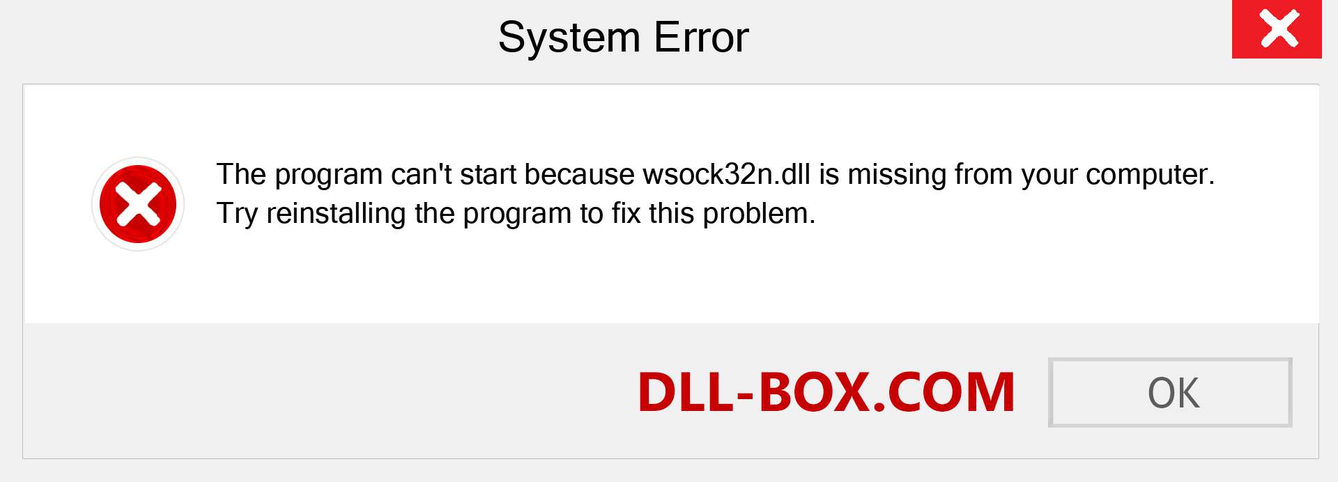  wsock32n.dll file is missing?. Download for Windows 7, 8, 10 - Fix  wsock32n dll Missing Error on Windows, photos, images